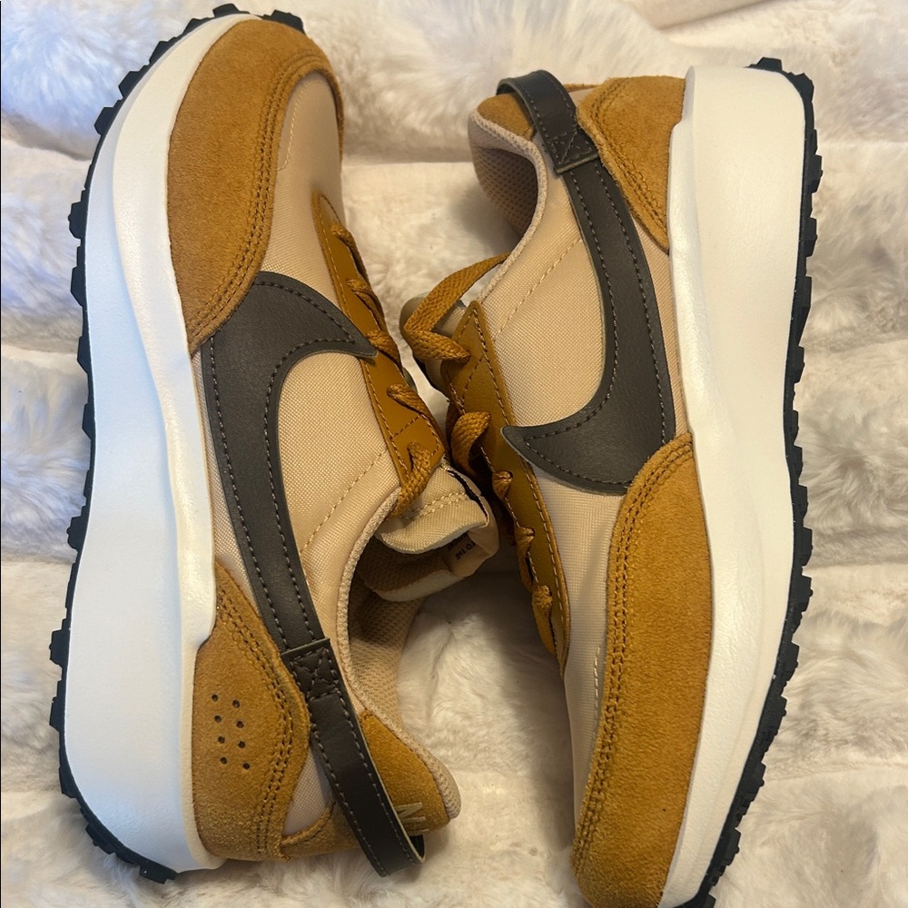 Women’s Nike Waffle Debut Tan and Brown